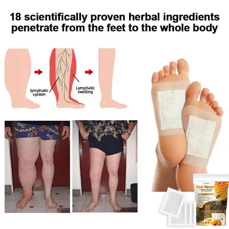 Bee Venom Lymphatic Drainage & Slimming Foot Patches ๐ฟ๐ฃ
