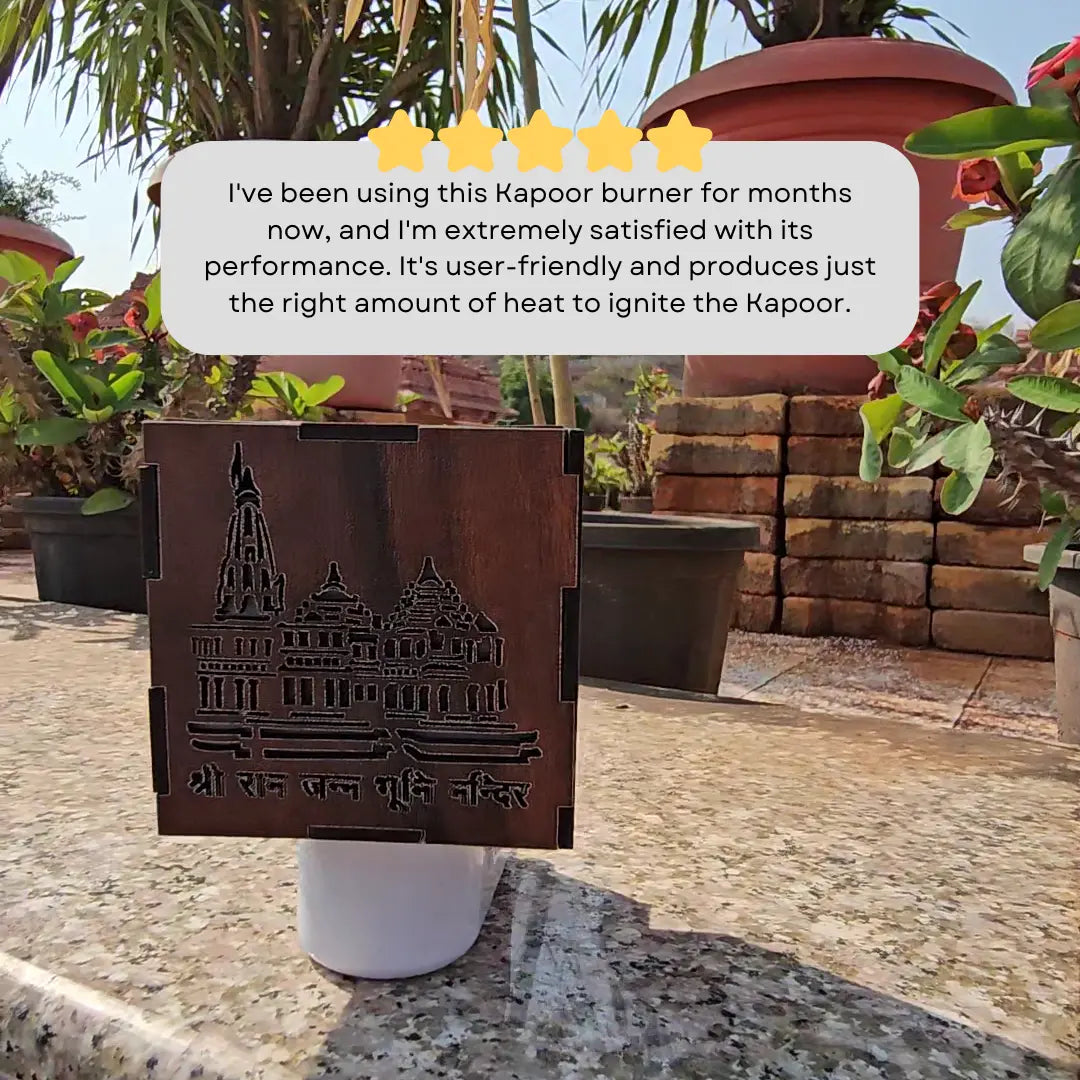 3 IN 1 Ayodhya Ram Mandir Electric Kapoor Burner & Night lamp