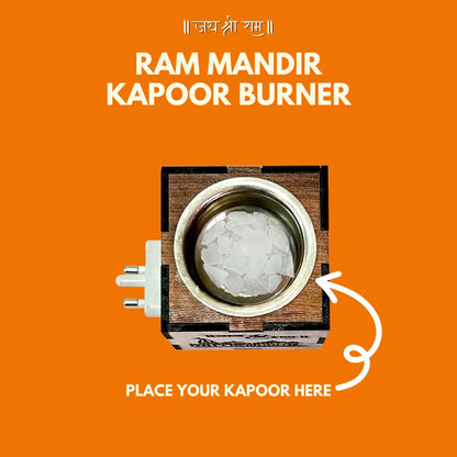 3 IN 1 Ayodhya Ram Mandir Electric Kapoor Burner & Night lamp