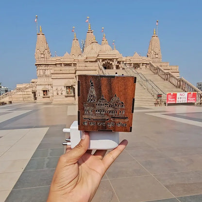 3 IN 1 Ayodhya Ram Mandir Electric Kapoor Burner & Night lamp
