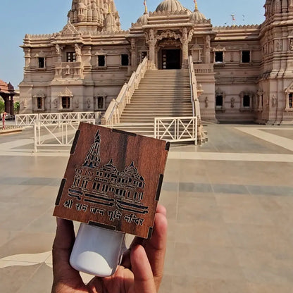 3 IN 1 Ayodhya Ram Mandir Electric Kapoor Burner & Night lamp