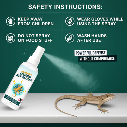 Lizard-Shield Lizard Repellent Spray | Chemical-Free Anti Lizard Spray For Home & Office