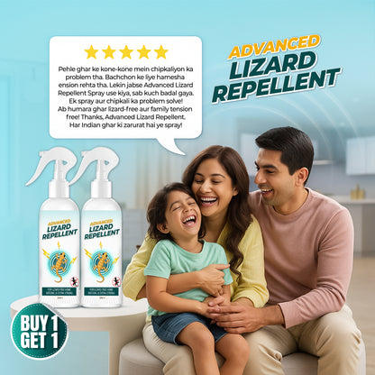 Lizard-Shield Lizard Repellent Spray | Chemical-Free Anti Lizard Spray For Home & Office