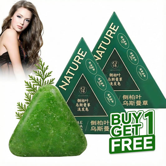 Japanese Natural Herbal Shampoo Soap Bar 🌿✨ (Oil Control, Dandruff Removal)