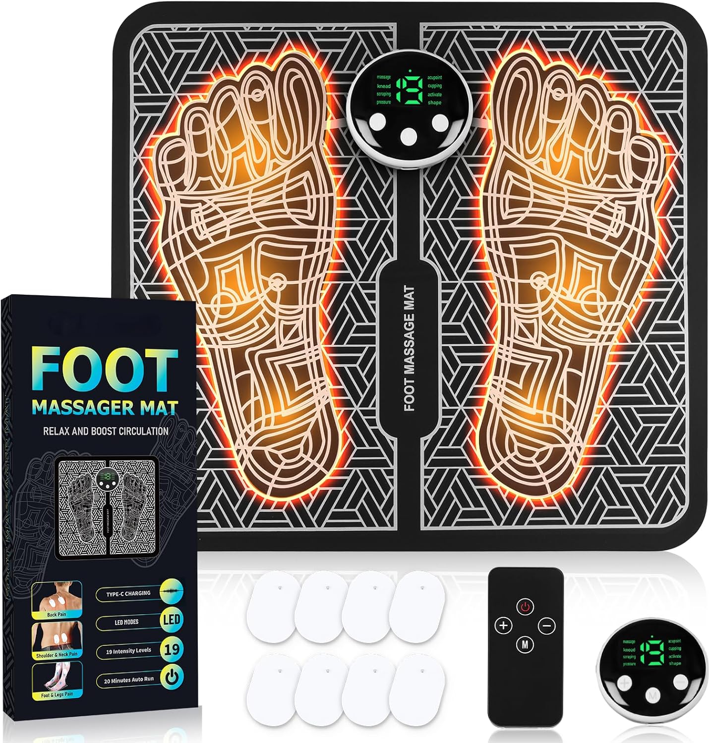 + EMS Foot Massager For Instant Pain Relief | Muscle Relaxation