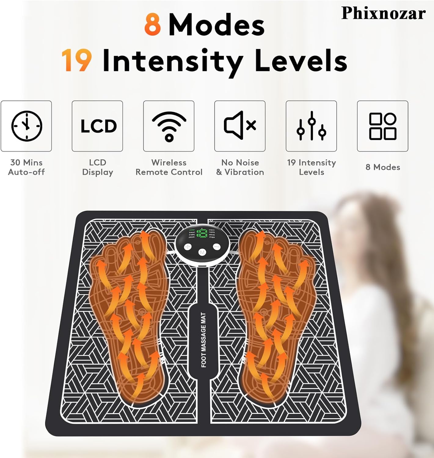 + EMS Foot Massager For Instant Pain Relief | Muscle Relaxation