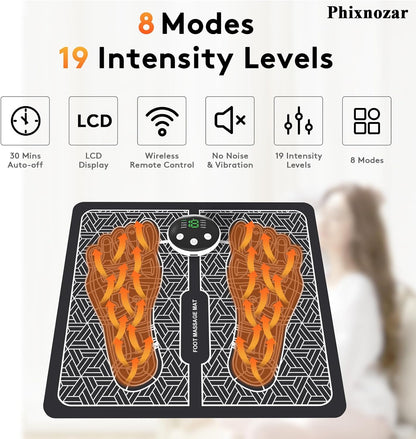+ EMS Foot Massager For Instant Pain Relief | Muscle Relaxation