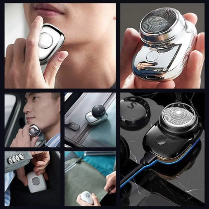 + QuickTrim™ Mini Electric Shaver ✂️⚡ (USB Rechargeable & Waterproof)