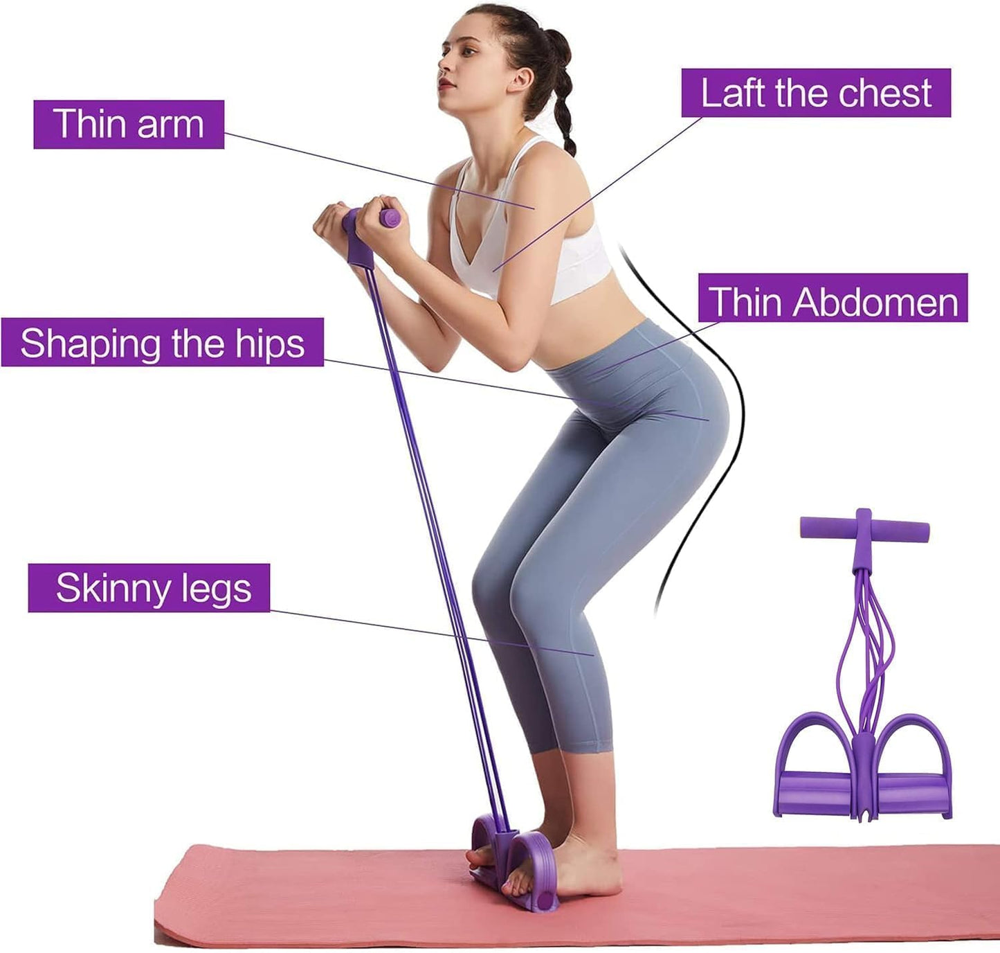 Yoga Pedal Puller Resistance Band Fitness Equipment 🧘‍♀️💪