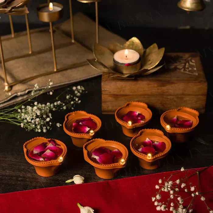 Water Sensor LED Diya - No Fire, No Smoke, No Oil – Just Radiant Light