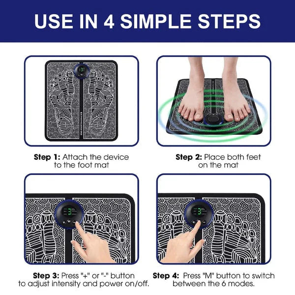 + EMS Foot Massager For Instant Pain Relief | Muscle Relaxation