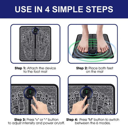 + EMS Foot Massager For Instant Pain Relief | Muscle Relaxation