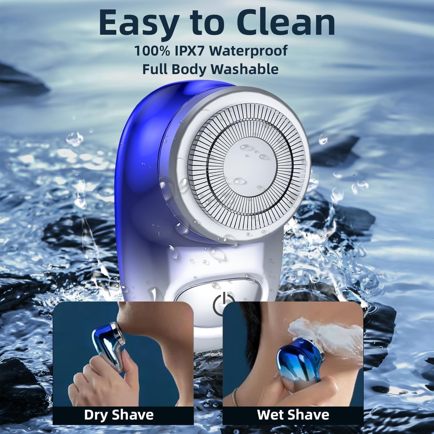 + QuickTrim™ Mini Electric Shaver ✂️⚡ (USB Rechargeable & Waterproof)