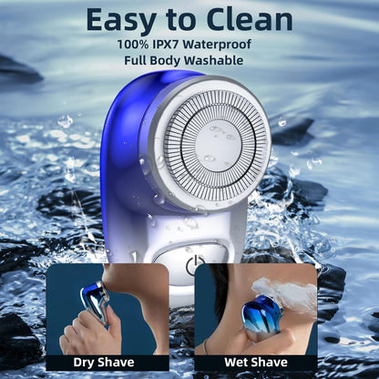 + QuickTrim™ Mini Electric Shaver ✂️⚡ (USB Rechargeable & Waterproof)